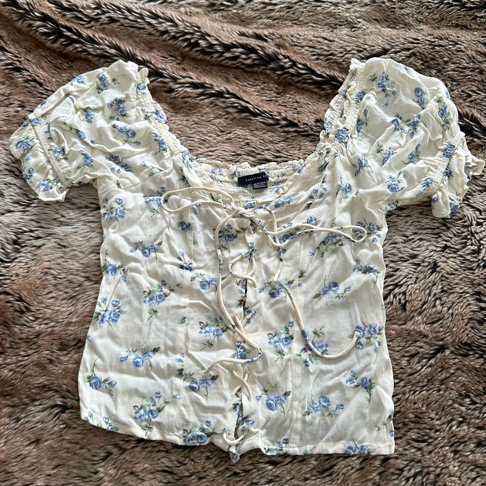 American Eagle Floral Top